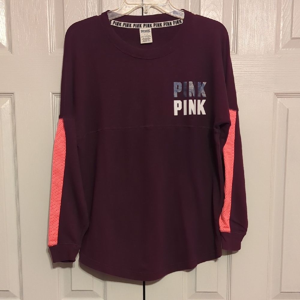 Pink Long Sleeve Shirt with Pink Accents